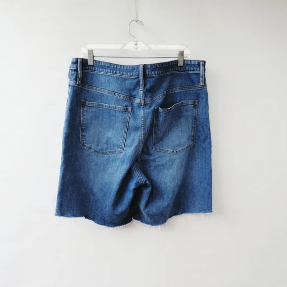 Madewell High Rise Denim Mid Length Shorts Size 33 - Picture 10 of 14